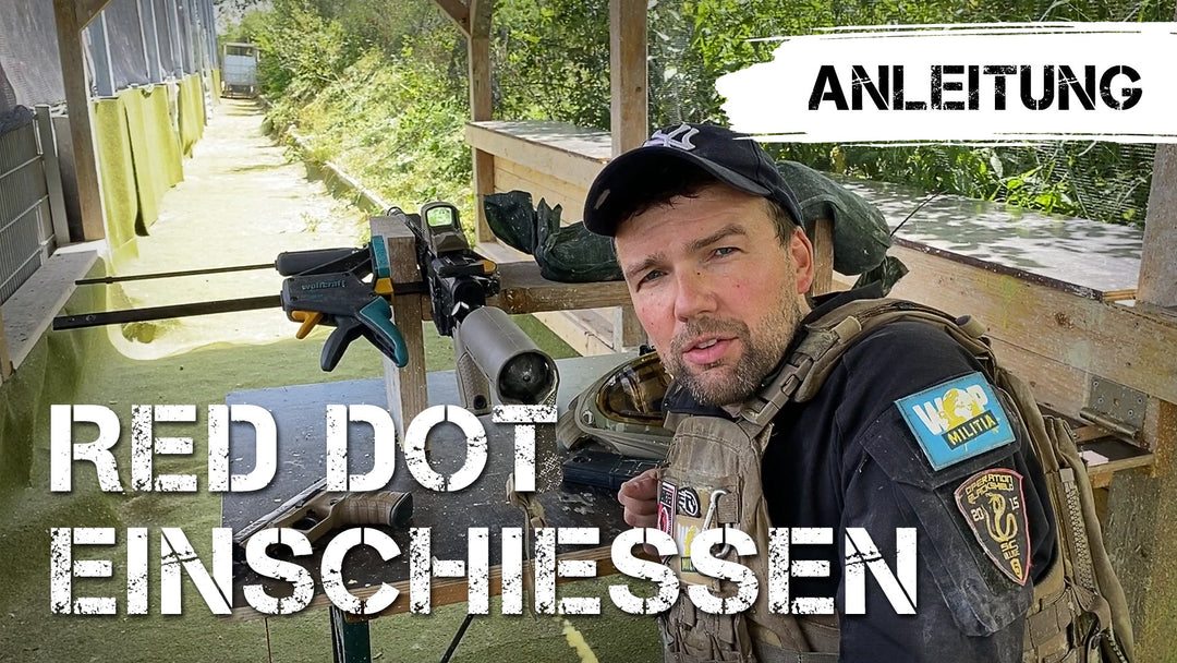 Einschiessen des Red Dots mit deinem Paintball Markierer - Weekend-Warrior.Shop