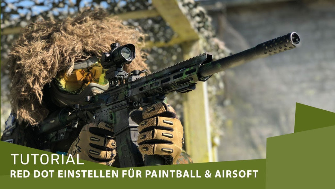 Tutorial: Wie stelle ich mein Red Dot ein für Paintball/Airsoft? Kurze Anleitung - Weekend-Warrior.Shop