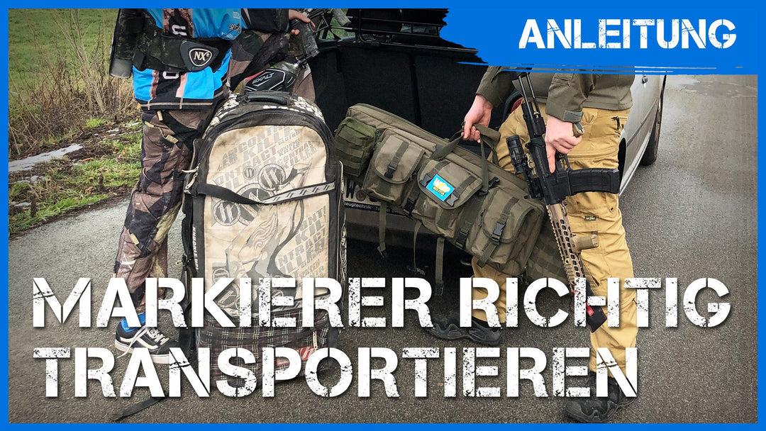 Tutorial/Anleitung: Wie transportiere ich meinen Markierer richtig? - Weekend-Warrior.Shop