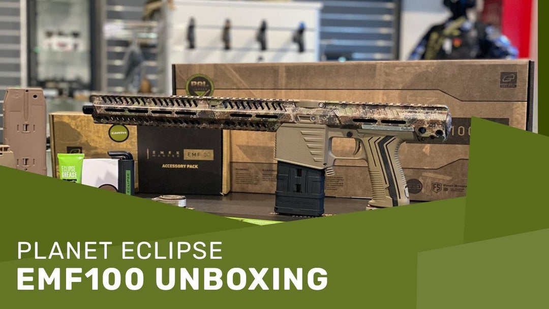 Unboxing: Planet Eclipse EMF100 Paintball Markierer - Weekend-Warrior.Shop