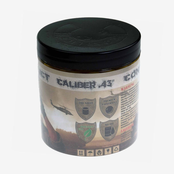 Conflict Paintballs cal .43, 200 Stück gelb - Weekend - Warrior.Shop