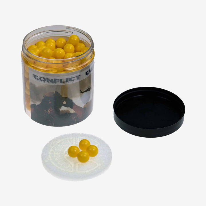 Conflict Paintballs cal .43, 200 Stück gelb - Weekend - Warrior.Shop