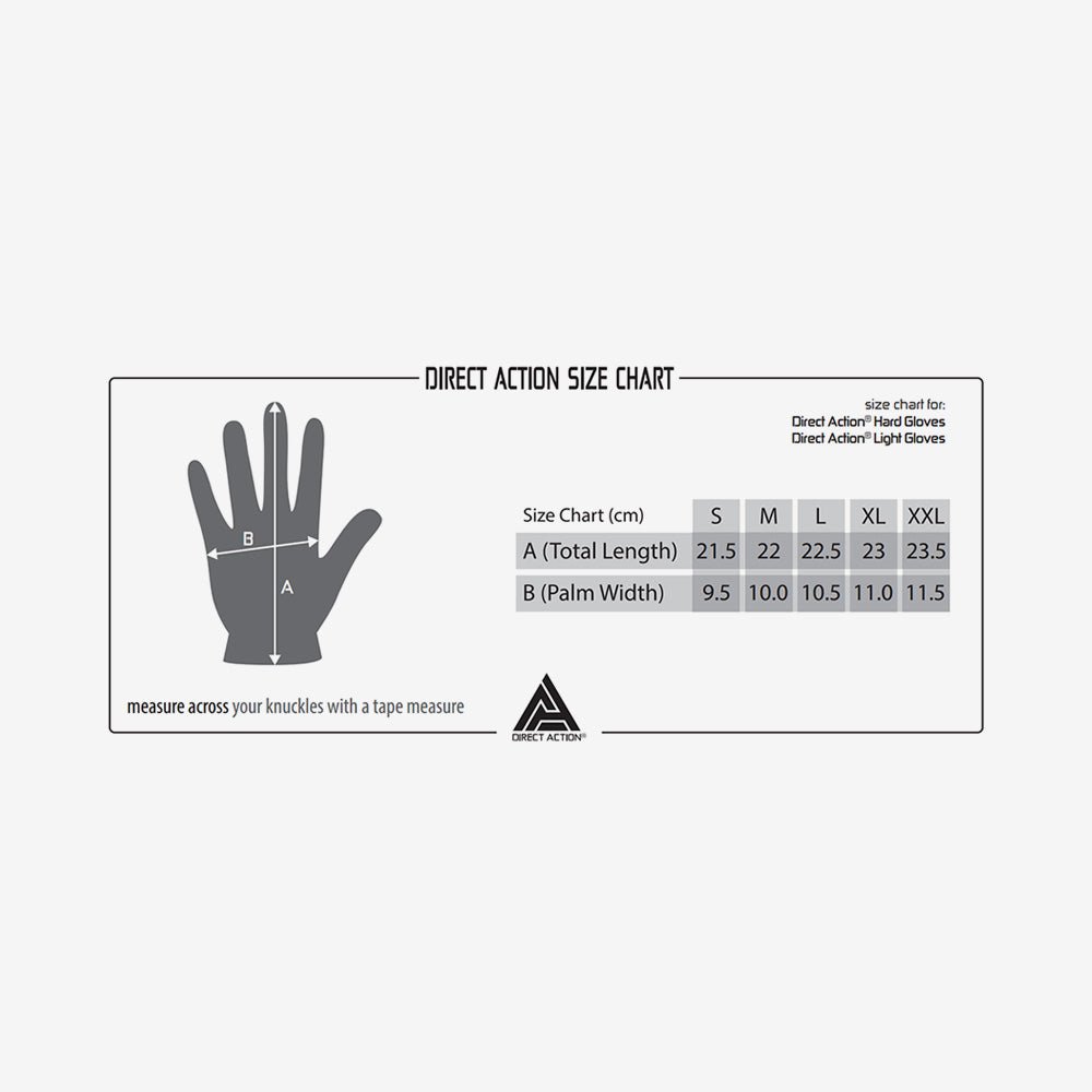 Direct Action Hard Gloves Handschuhe Schwarz - Weekend - Warrior.Shop