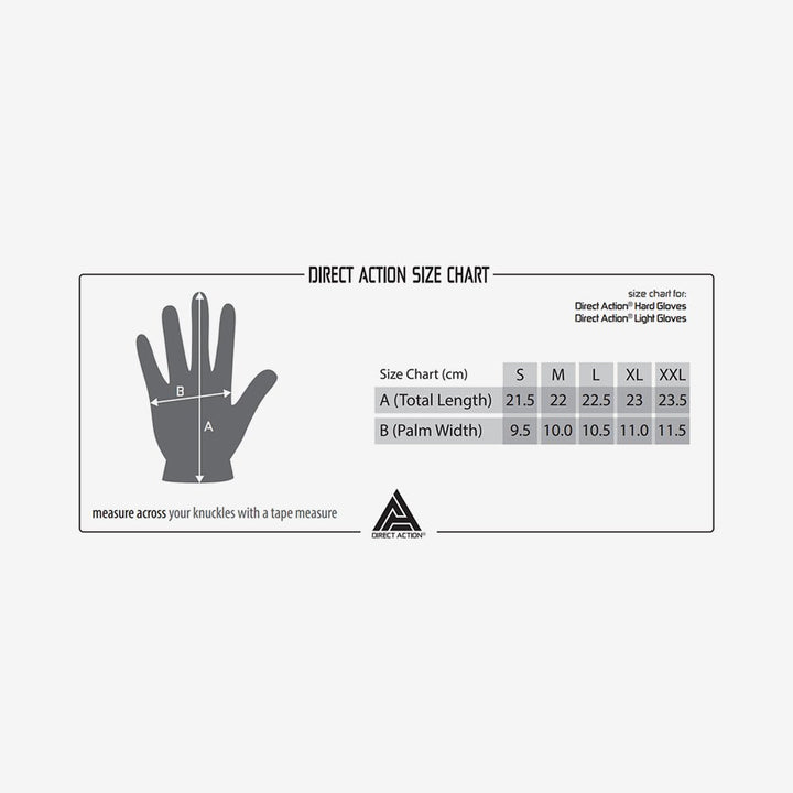 Direct Action Hard Gloves Handschuhe Schwarz - Weekend - Warrior.Shop