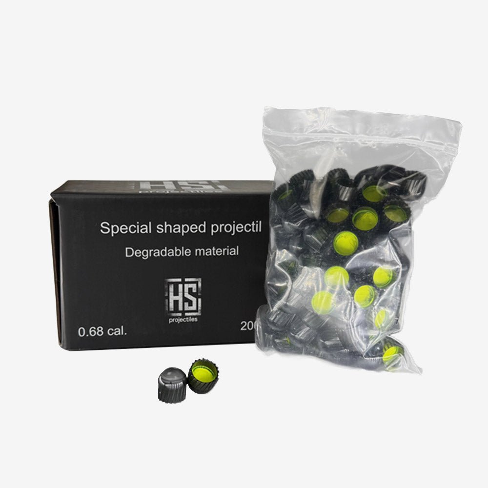 HS Projectiles Paintball Scharfschützen Munition 200 Stück schwarz/gelb - Weekend - Warrior.Shop
