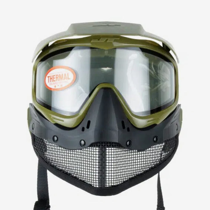 JT Tactical Paintball & Airsoft Maske Gitter Mesh Termal oliv/schwarz - Weekend - Warrior.Shop