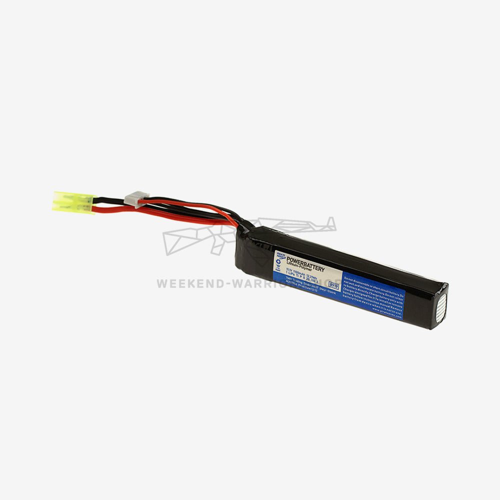 Akku LiPo 11.1V 1100mAh 20C Stock Tube Type Mini Tamiya - Weekend-Warrior.Shop