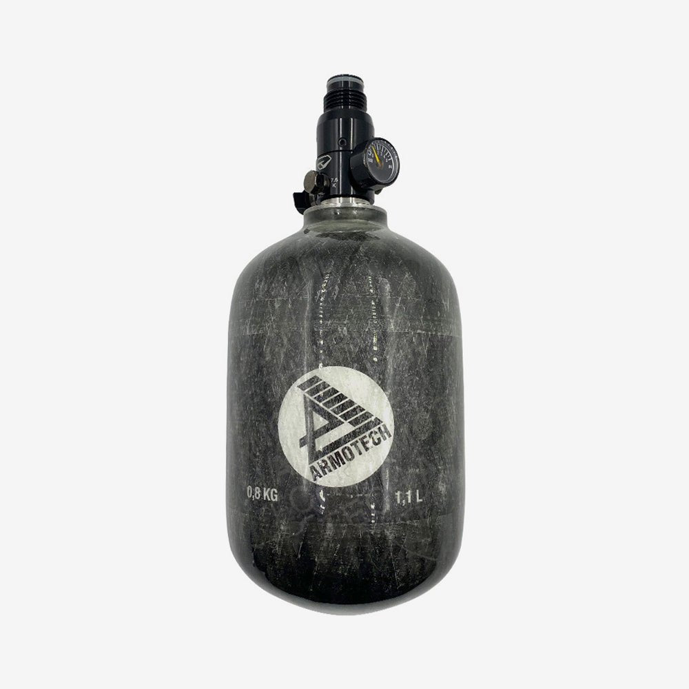 Dye Core 1,1L 68ci 300 Bar HP Flasche + Dye Proto Throttle 300 Bar Regulator - Weekend-Warrior.Shop