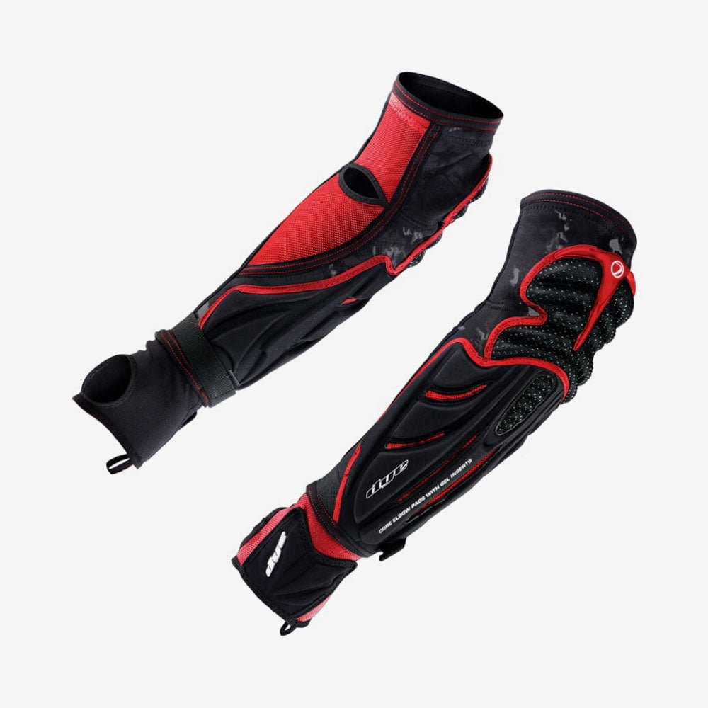Dye Performance Ellbogenschoner schwarz/rot - Weekend-Warrior.Shop
