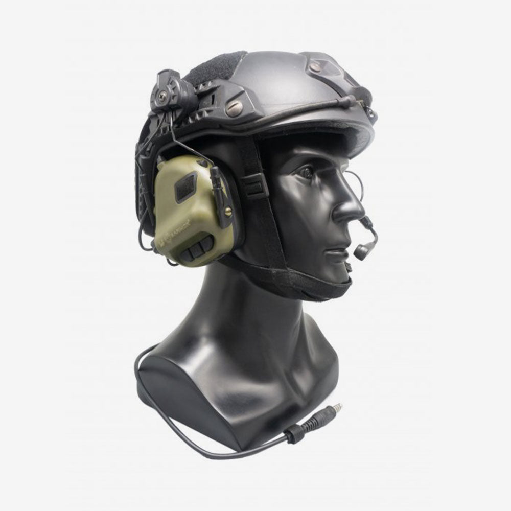 headset für fahrradhelm Earmor M32H MOD4 activer Gehörschutz/Headset für Helme mit ARC Rails