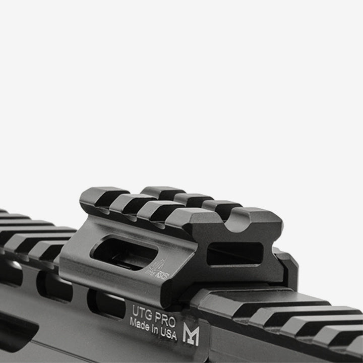 UTG Riser Super Slim Visiererhöung kurz 3 Slot flach 1/2 Zoll - Weekend-Warrior.Shop