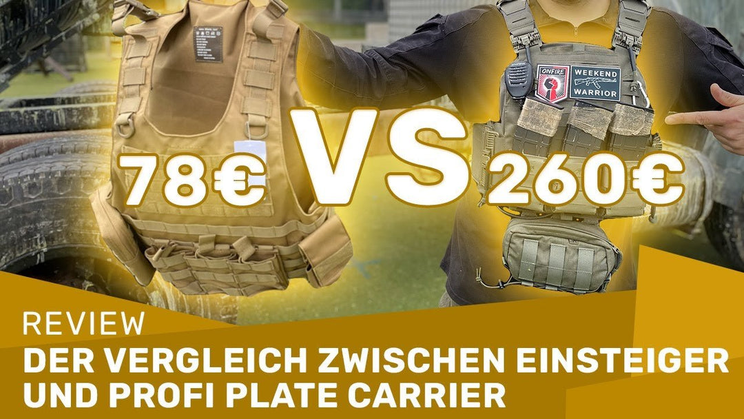 78€ Plate Carrier vs 260€ Plate Carrier Test - Weekend-Warrior.Shop