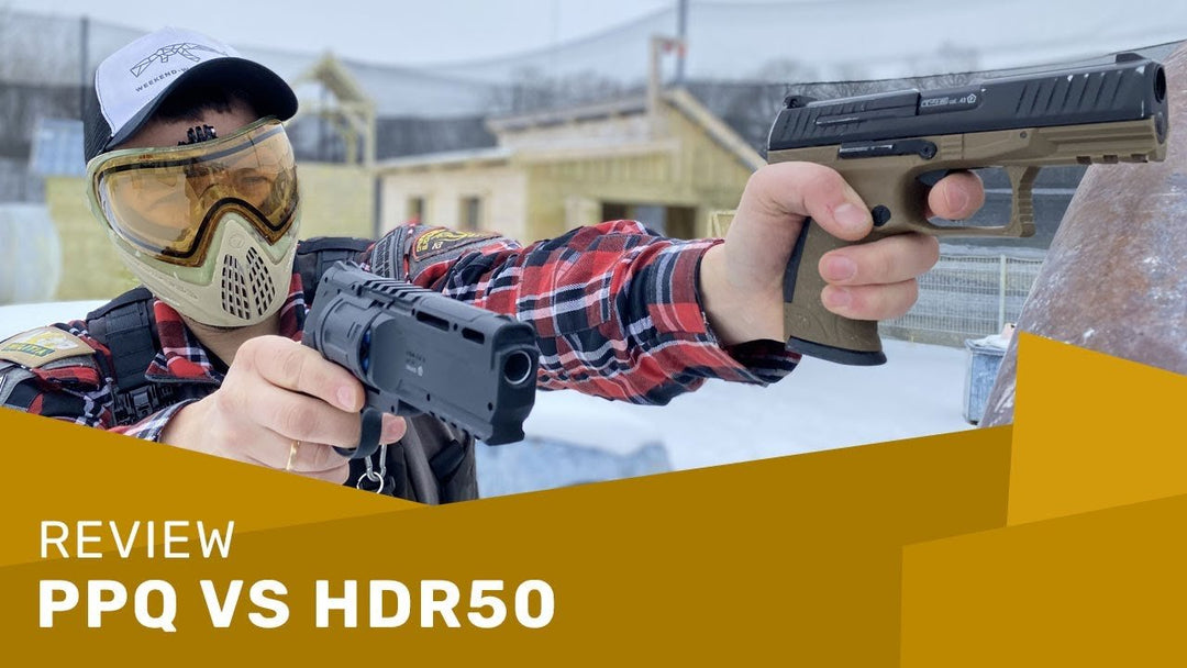 Paintball Pistolen - welche ist die Richtige für dich? Walther HDR 50 vs Walther PPQ TE4 M2 - Weekend-Warrior.Shop