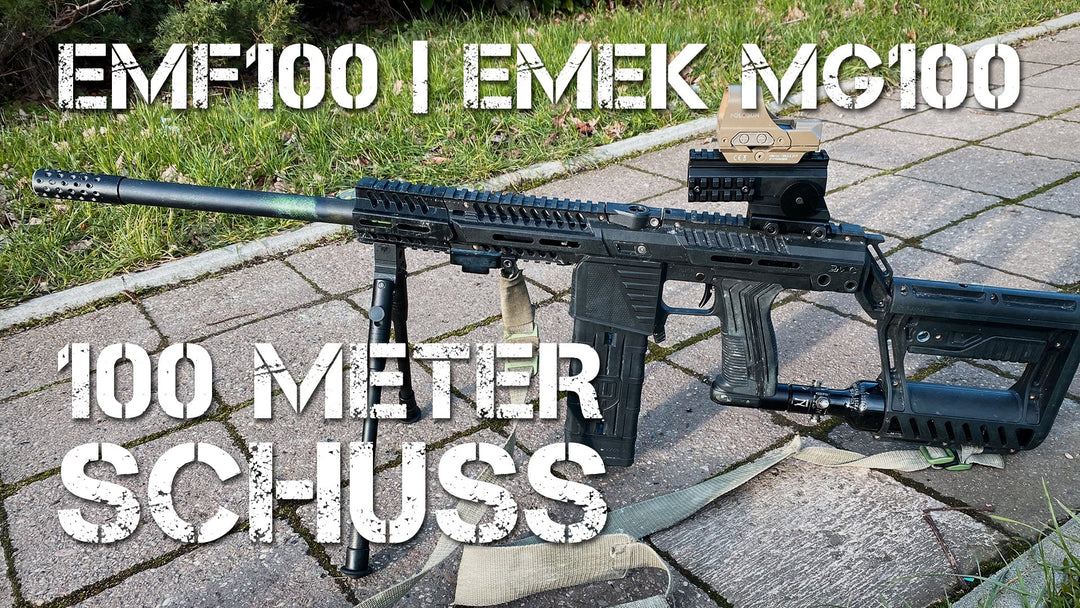 Planet Eclipse EMF100/EMEK MG100 – Der 100 Meter Schusstest - Weekend-Warrior.Shop
