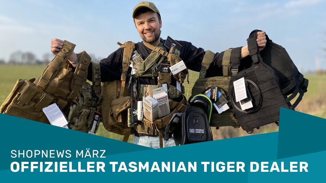 Shop News März - 🔰 Wir sind offizieller Tasmanian Tiger Dealer 🔰 - Weekend-Warrior.Shop
