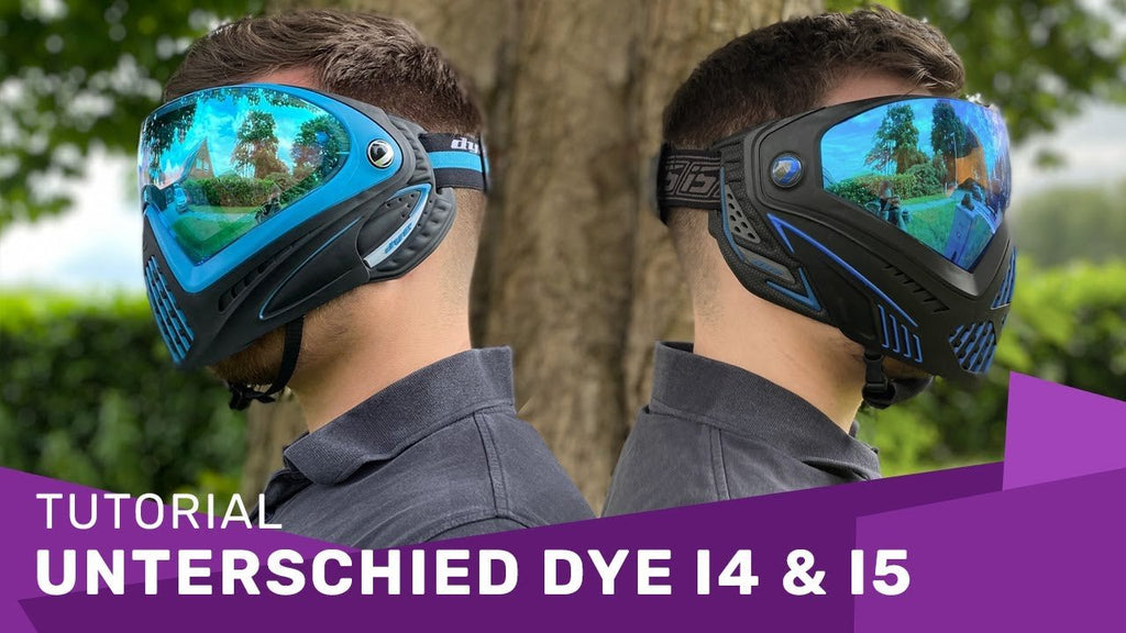 Tutorial: Unterschied zwischen der Dye I4 und der Dye I5 Paintballmask