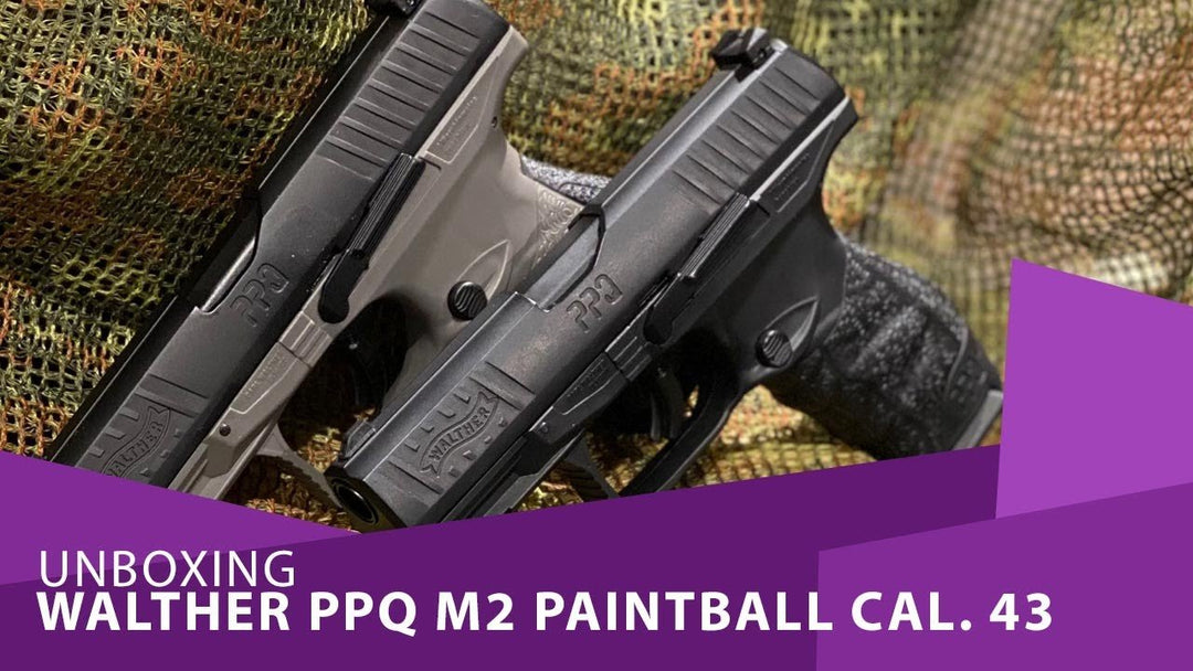 Unboxing: Walther PPQ M2 Paintball cal. 43 - Weekend-Warrior.Shop