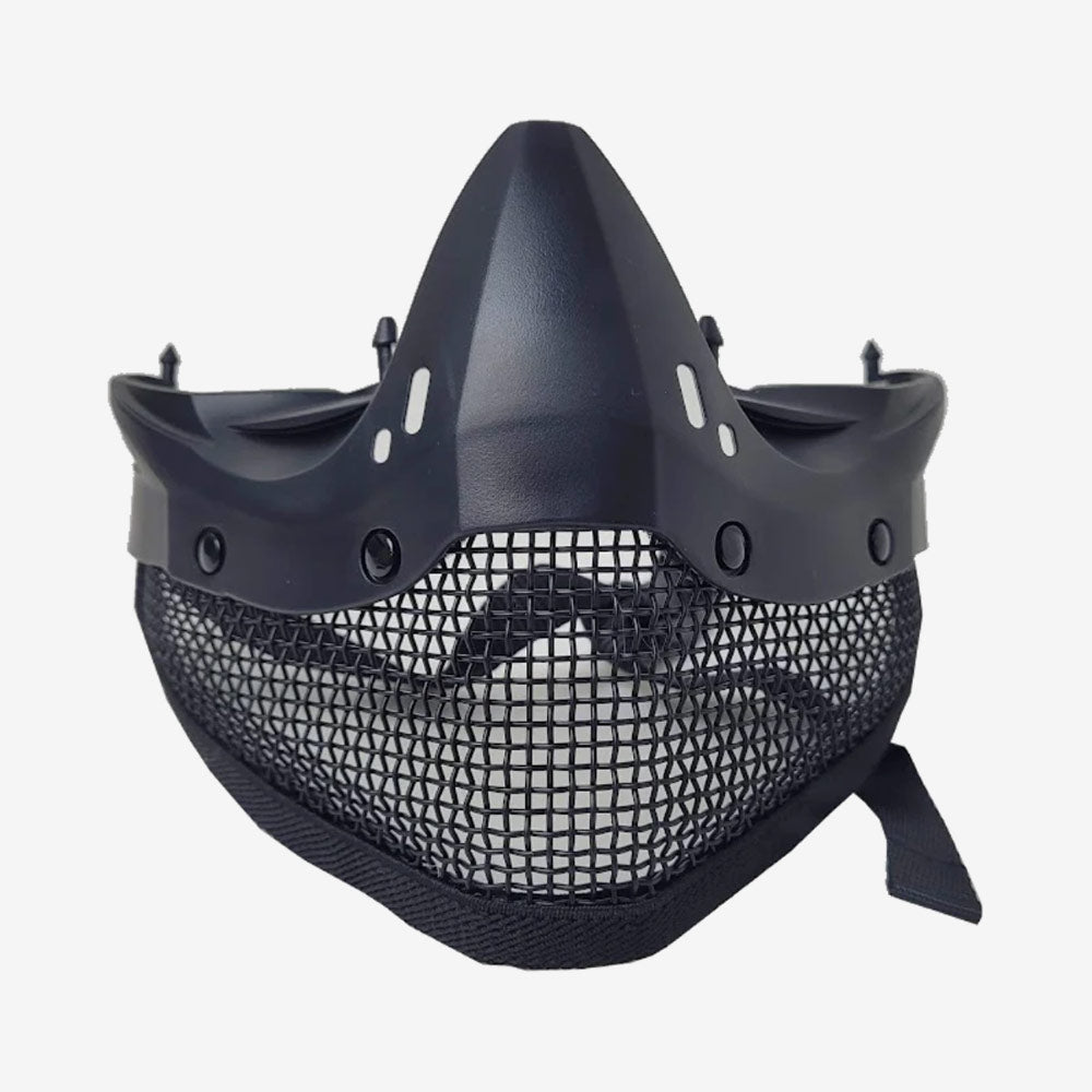 Black Weeks Tippmann Tactical Mesh Gittermundschutz für JT Specta Paintball Masken schwarz