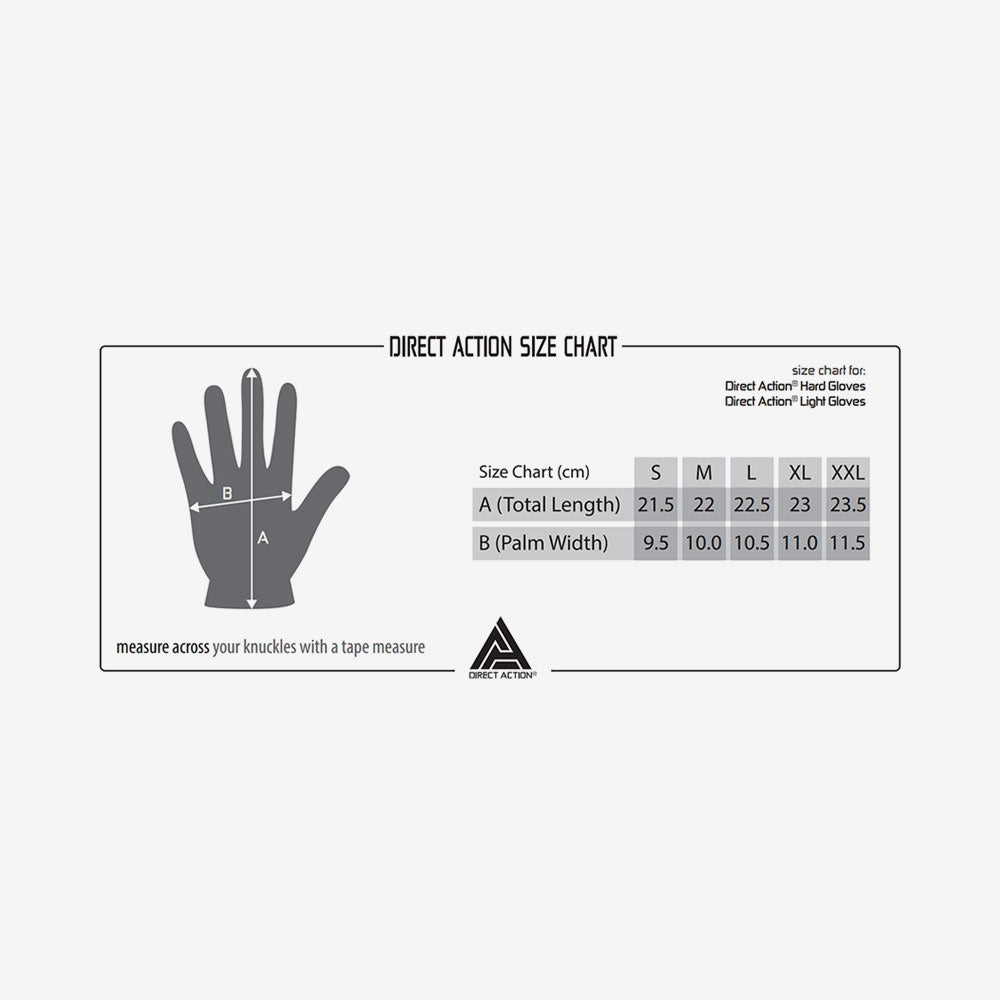 Direct Action Light Gloves Handschuhe Schwarz