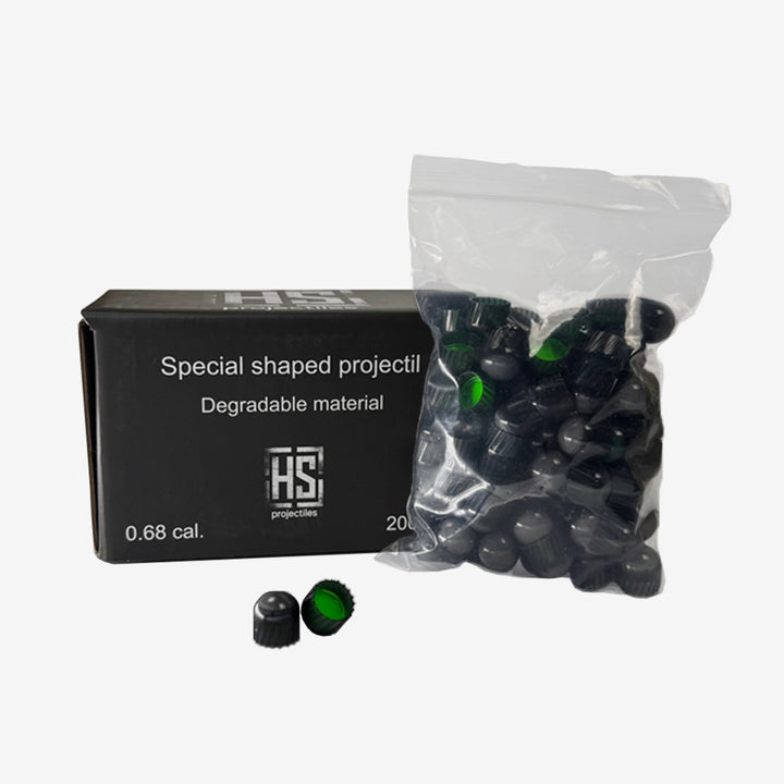 HS Projectiles Paintball Scharfschützen Munition 200 Stück schwarz/grün