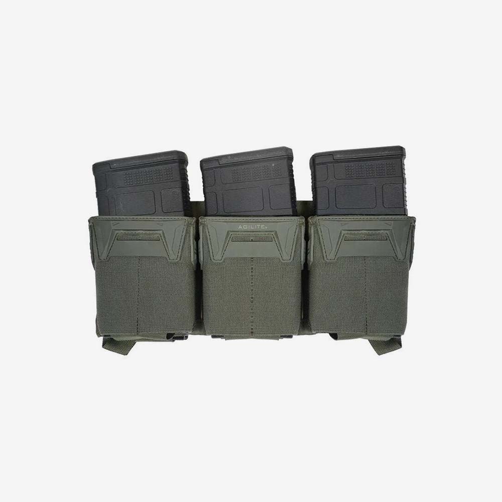 Agilite Pincer Placard .308 Triple Magazine Pouch - Weekend - Warrior.Shop