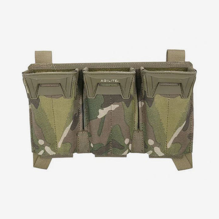 Agilite Pincer Placard Multicaliber Triple Magazine Pouch - Weekend - Warrior.Shop