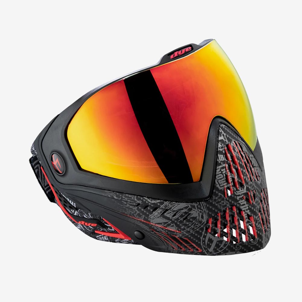 Dye I5 Thermal Maske IM Shields schwarz rot - Weekend - Warrior.Shop