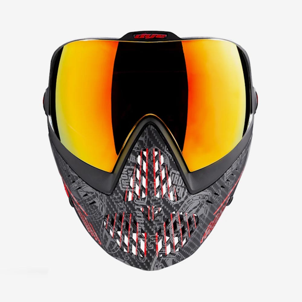 Dye I5 Thermal Maske IM Shields schwarz rot - Weekend - Warrior.Shop
