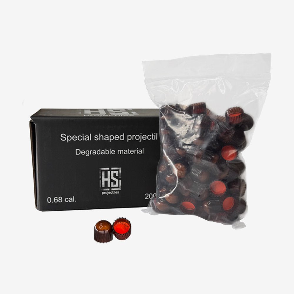 HS Projectiles Paintball Scharfschützen Munition 200 Stück braun/orange - Weekend - Warrior.Shop