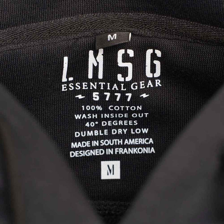 LMSGear Hoodie Logo Nails schwarz - Weekend - Warrior.Shop