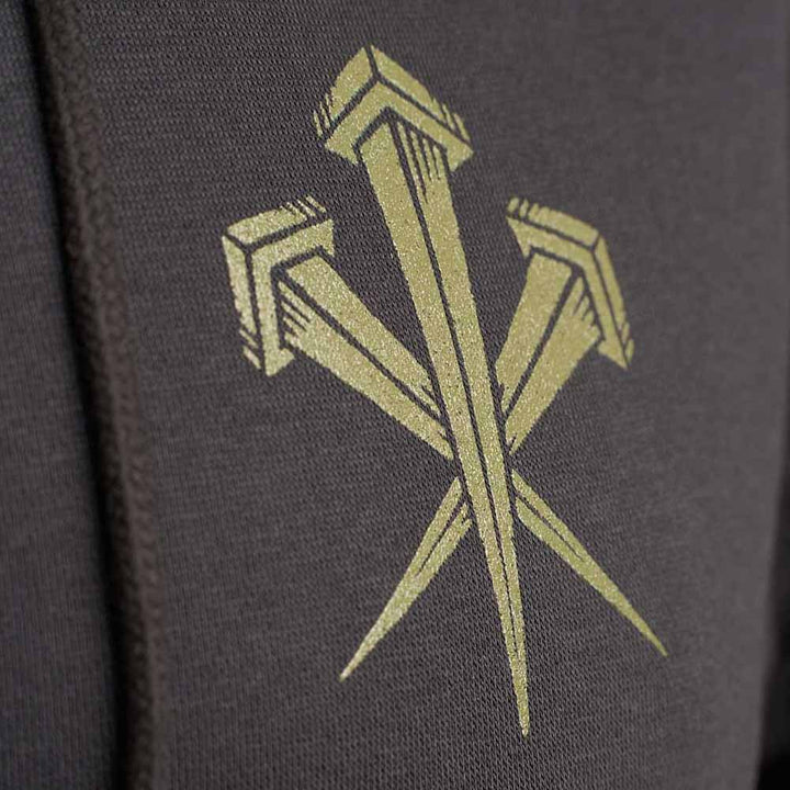 LMSGear Hoodie Logo Nails schwarz - Weekend - Warrior.Shop