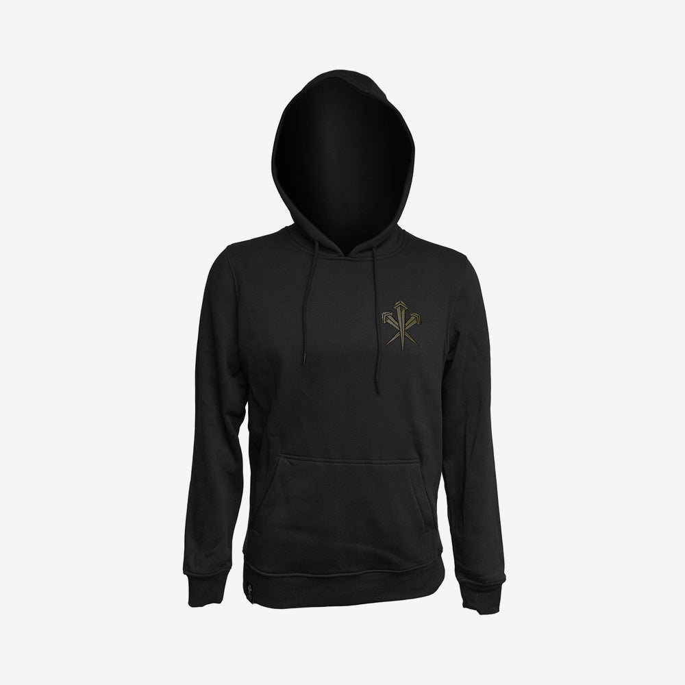 LMSGear Hoodie Logo Nails schwarz - Weekend - Warrior.Shop