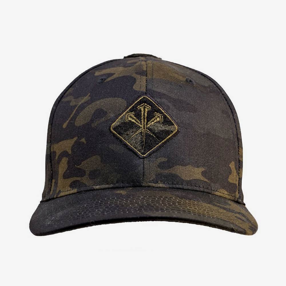 LMSGear Tactical Cap Classic FlexFit Nailsr Logo Velcro Multicam Black - Weekend - Warrior.Shop