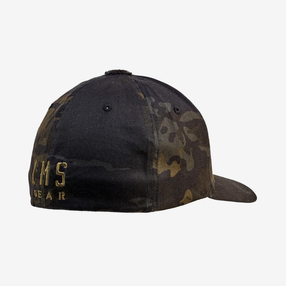 LMSGear Tactical Cap Classic FlexFit Nailsr Logo Velcro Multicam Black - Weekend - Warrior.Shop