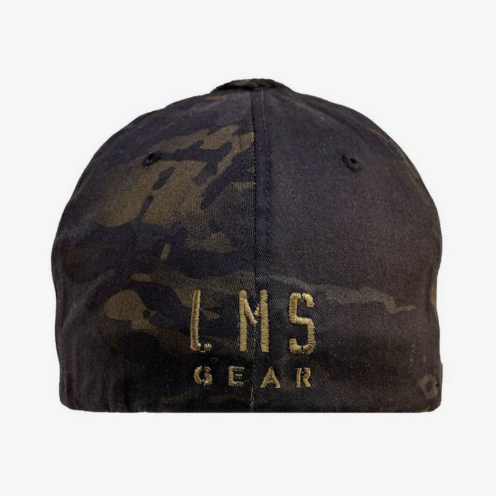 LMSGear Tactical Cap Classic FlexFit Nailsr Logo Velcro Multicam Black - Weekend - Warrior.Shop