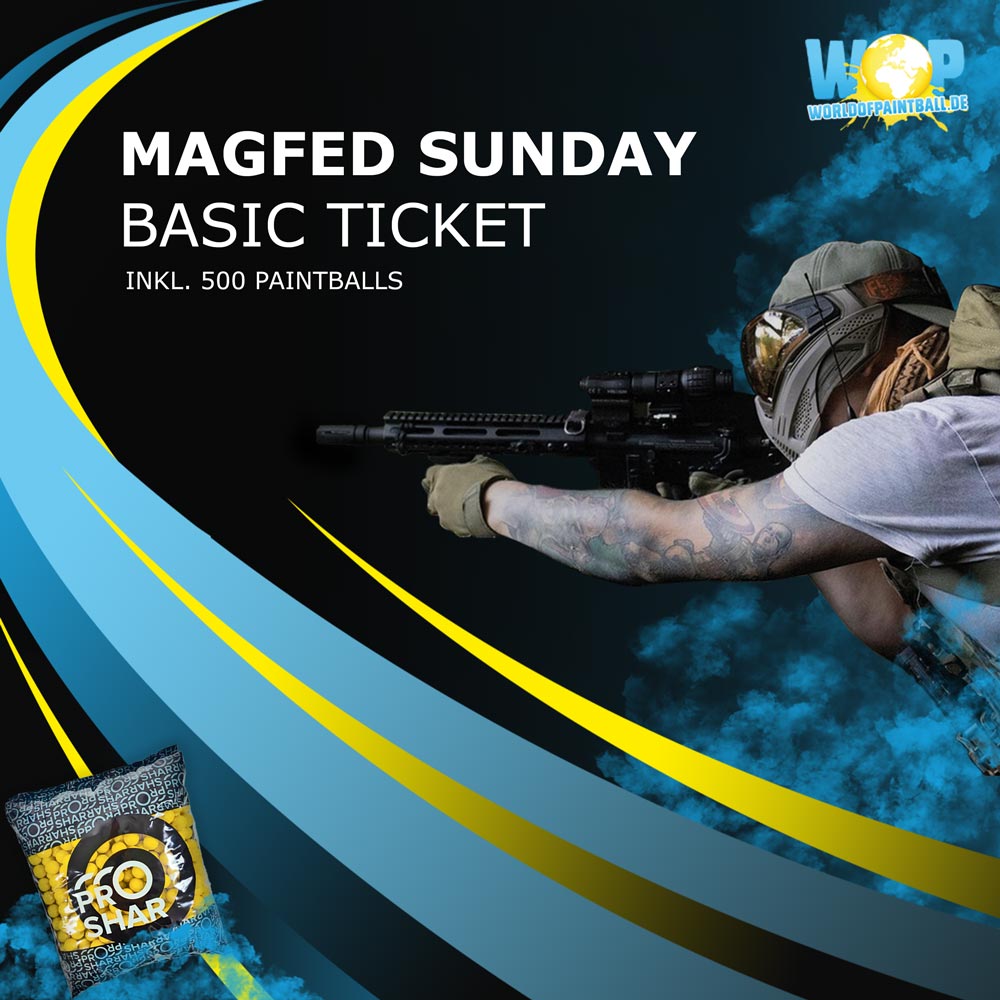 Magfed Sunday 24.11.2024 500 Paintballs - Weekend - Warrior.Shop