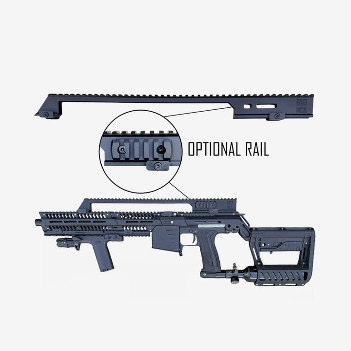 MCS Universal G36 Rifle Length Picatinny Sight Rail schwarz - Weekend - Warrior.Shop