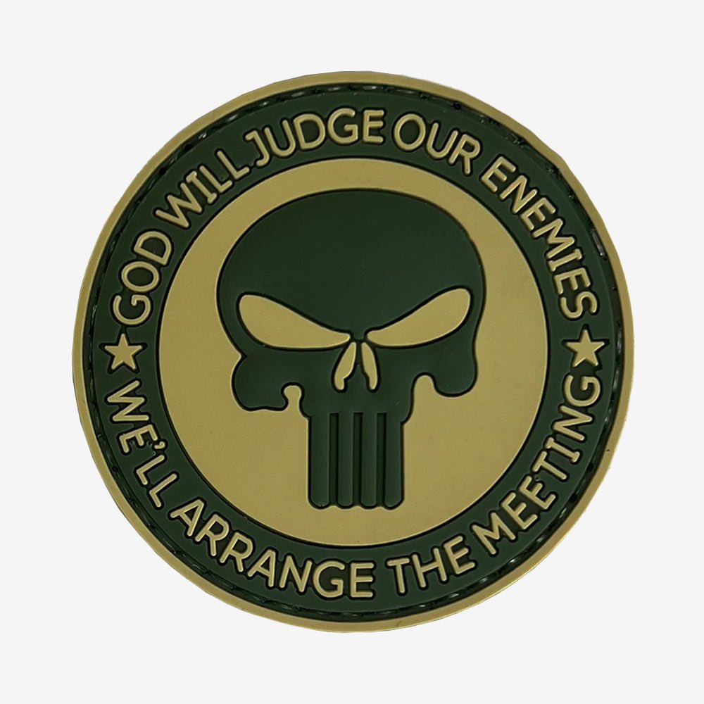 Patch God will judge our Enemies PVC - Weekend-Warrior.Shop