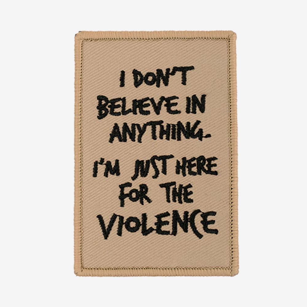 Patch Here For The Violence - Weekend - Warrior.Shop