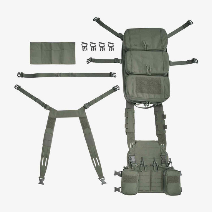 Tasmanian Tiger TT Modular Chest Rig 4xM4 - Weekend - Warrior.Shop