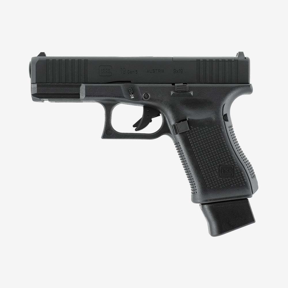 Umarex Glock 19 Gen5 MOS 1J GBB Airsoft Pistole 6mm BB schwarz - Weekend - Warrior.Shop