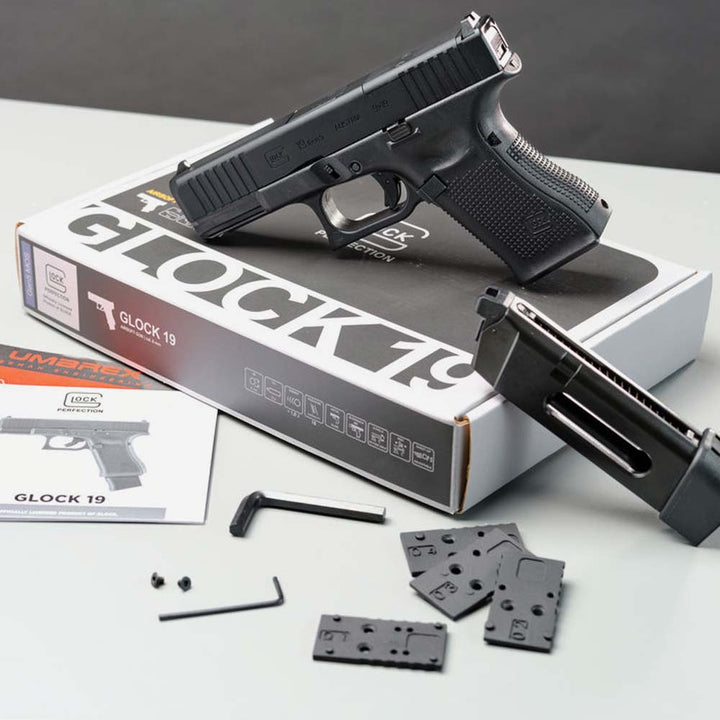 Umarex Glock 19 Gen5 MOS 1J GBB Airsoft Pistole 6mm BB schwarz - Weekend - Warrior.Shop