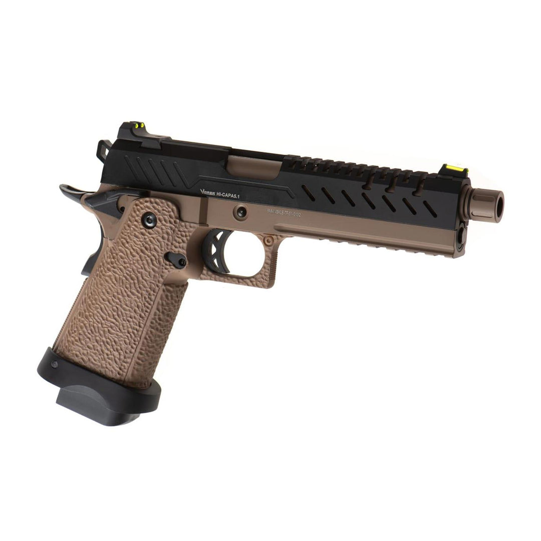 Vorsk Hi - Capa 5.1 GBB Airsoft Pistole 6mm BB schwarz/tan - Weekend - Warrior.Shop