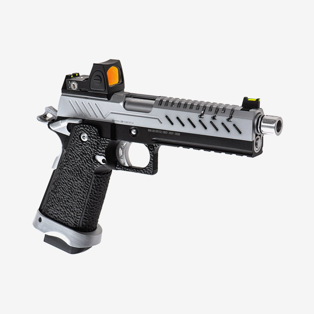 Vorsk Hi - Capa 5.1 inkl. BDS Red Dot GBB Airsoft Pistole 6mm BB Chrome - Weekend - Warrior.Shop