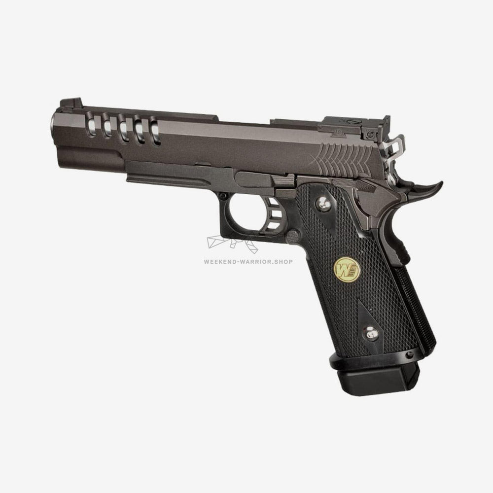 WE Hi - Capa 5.1 K Full Metal GBB Airsoft Pistole 6mm BB schwarz - Weekend - Warrior.Shop