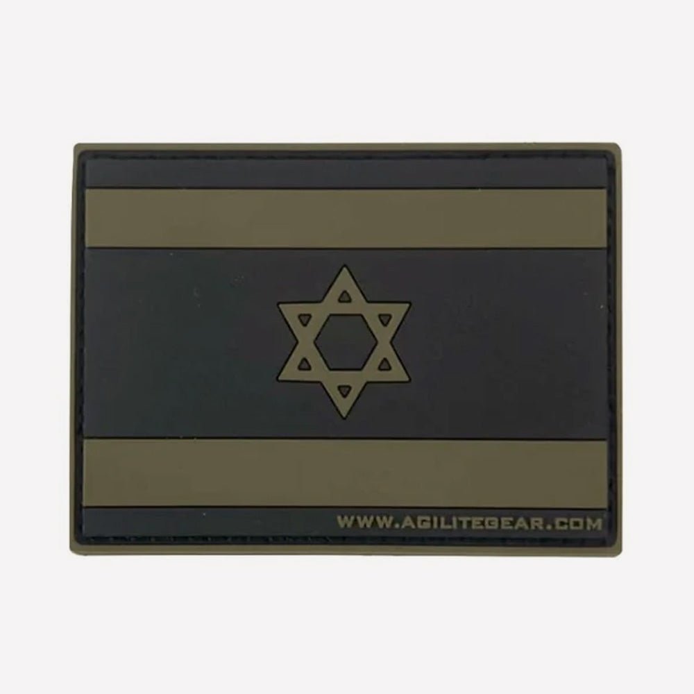 Agilite Israel Flagge Patch Olive - Weekend-Warrior.Shop