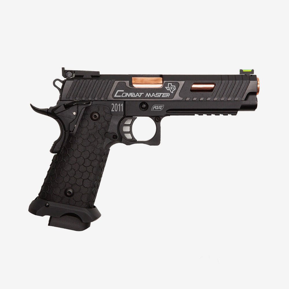 ASG STI Combat Master GBB/CO2 Airsoft Pistole 6mm BB schwarz - Weekend-Warrior.Shop