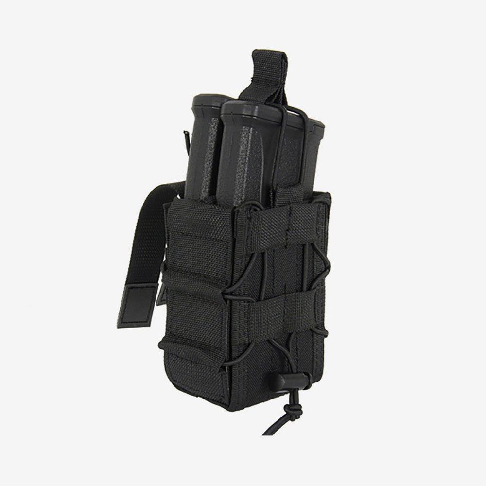EXCELLENT ELITE SPANKER Tactische Dubbele Magazijnhouder – Open Ontwerp Voor Pistoolmagazijnen, Past Bij Glock, M1911, 92F En Meer