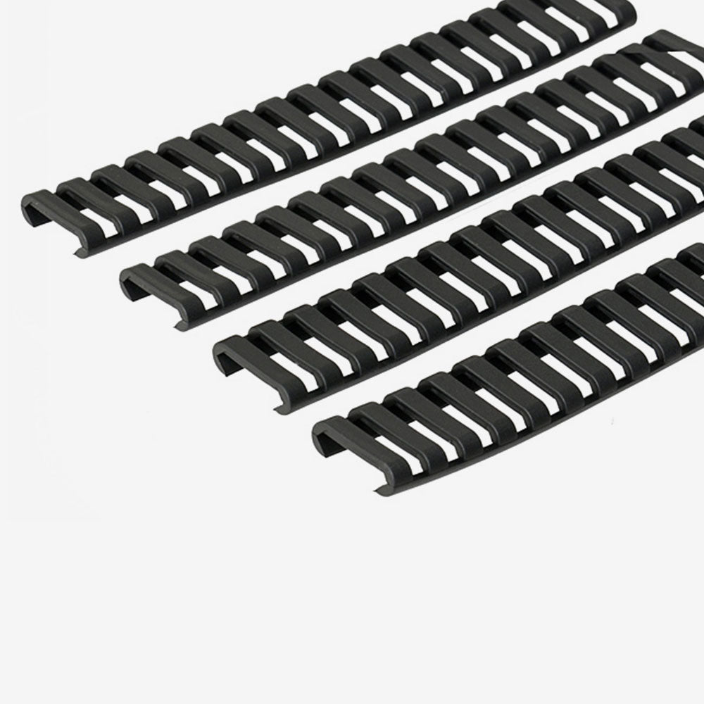 Rubber Picatinny Rail Covers Ladder Rail Panel Protectors 4PCs /set