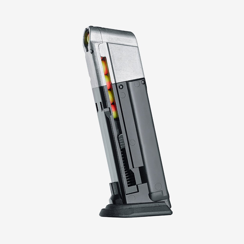 T4E Walther Quick-Piercing-Magazin .43 – Ersatzmagazin Für PPQ M2, Inkl. 2 Federn, CO2-Durchstich Per Schlag T4E Walther Quick-Piercing-Magazin .43 – Ersatzmagazin Für PPQ M2, Inkl. 2 Federn, CO2-Durchstich Per Schlag